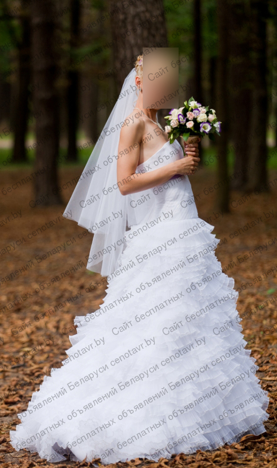 Фото: Предлагаю платье белого цвета (ручной работы) в прокат в Минске