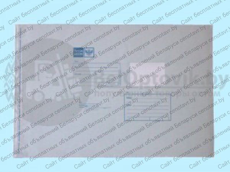 Фото: Почтовый полиэтиленовый пакет с логотипом почта B3 360х500 мм