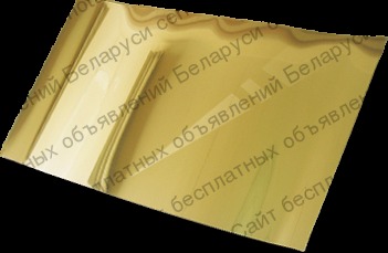 Фото: Лист AіSі304 напыление никель хромов сTiN покрытием (золото) 